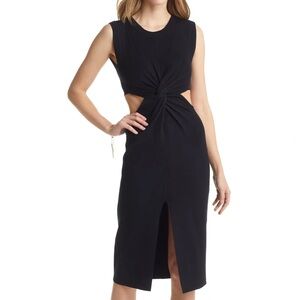 VICI | Small | Womens Backless Sleeveless Cutout Sweater Midi Dress